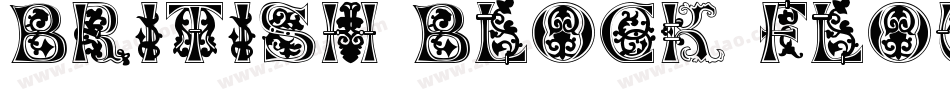 British Block Flourish, 10th c.字体转换